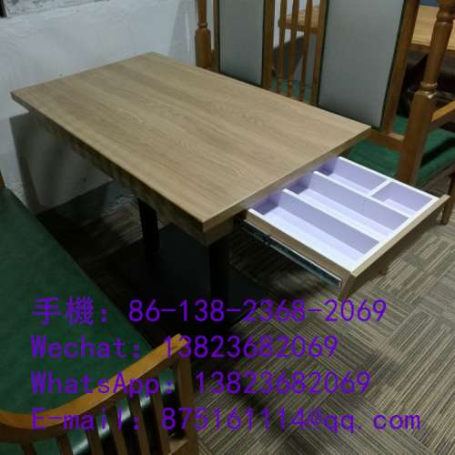 餐廳人造石餐檯,西餐廳桌椅table加工製造廠商,訂造雲石枱面,實木封邊防火板餐廳餐枱...