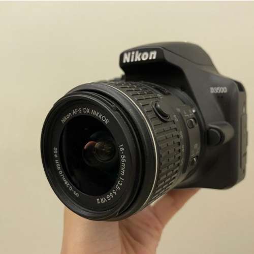 (有保行貨）Nikon D3500 kit 連 AF-p 18-55mm 鏡頭套裝 超輕單反 相機 極新