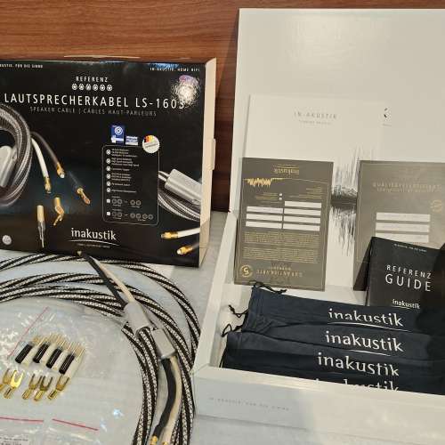 inakustik ls-1603 speaker cable single wire 3m 喇叭線有盒齊配件