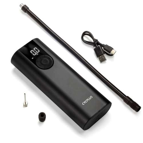 NEW CYCPLUS A8 Portable Air Pump Electric Compressor Tire Inflator(Black/Grey)