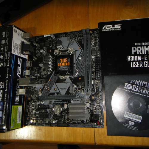 ASUS PRIME H310M-E R2.0主版 ((Window10Pro授權碼)) Socket 1151 支援8、9代CPU