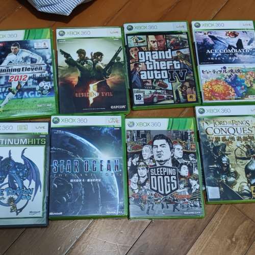 Xbox games 12 隻