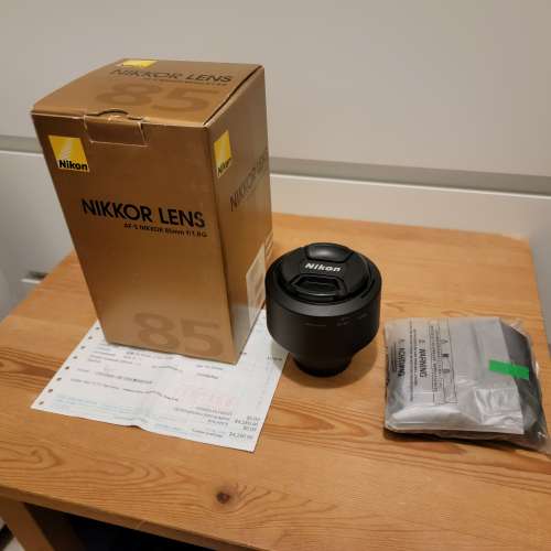 Nikon 85mm f1.8G, 90%新齊單齊盒