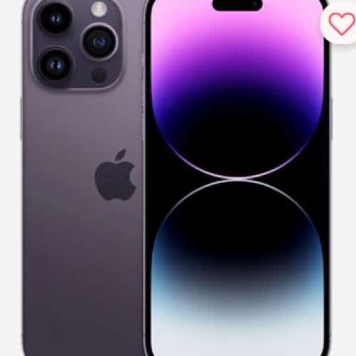 全新 iPhone 14 pro MAX 128gb deep purple 暗紫色