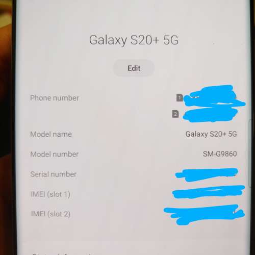 Samsung S20+ 5G 128GB