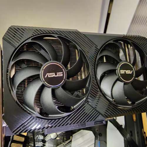 賣有單有盒有保Asus Dual RTX 3060Ti MINI OC顯示卡 itx細機箱啱用