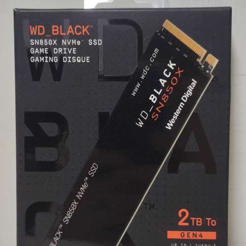 買賣全新及二手SSD/硬碟機, 電腦- WD SN850X 2TB nvme SSD 100% new