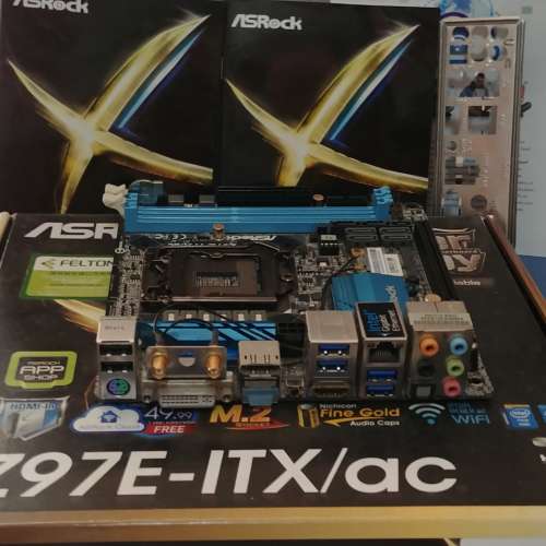 Asrock Z97E-ITX/ac  出售有問題板