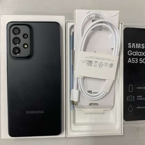 99%New Samsung Galaxy A53 5G A5360 8GB Ram 256GB Rom Dual Sim - Awesome Black