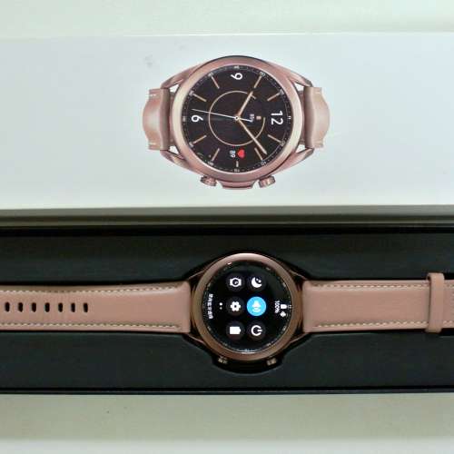 Samsung 三星Galaxy Watch 3不鏽鋼霧光銅41mm (藍牙) R850