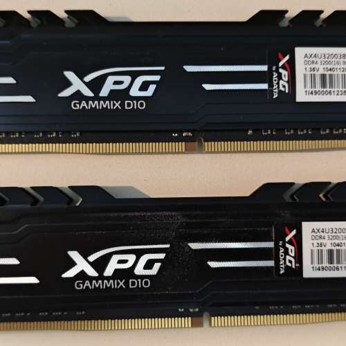 XPG D10 DDR4 16GB (8GBx2)