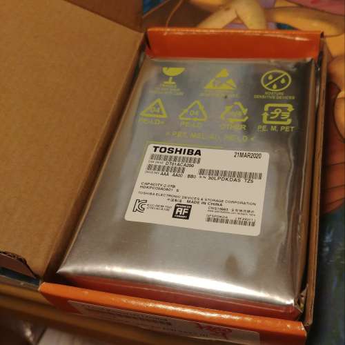 未開封Toshiba 2T HDD