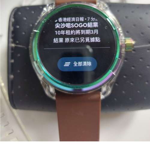 95% new Diesel Fadelite Smartwatch Android Wear(not TicWatch)