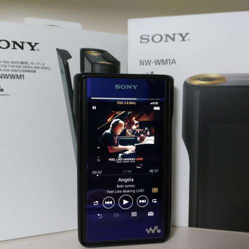Sony NW-WM1A 黑磚一代 港行過保 連原廠皮套