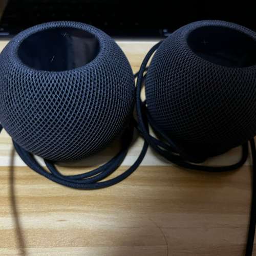 兩個新淨黑色HomePod mini 有AppleCare+