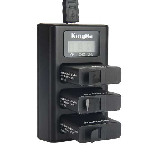 KINGMA Fully Decoded Battery For GoPro HERO7 / 6 / 5 Black & HERO 2018 (1220mAh)