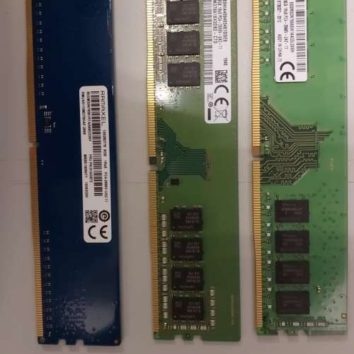DDR4 PC4 2666  8GB for PC 每條$100 / 3條$280
