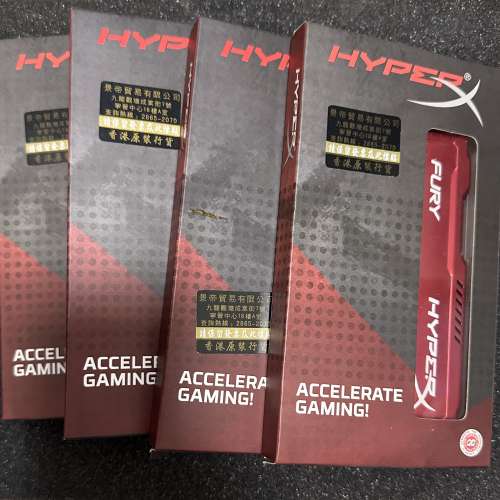 行貨永久保用 Kingston HyperX Fury DDR3 1866 16GB Kit (8GB x 2)
