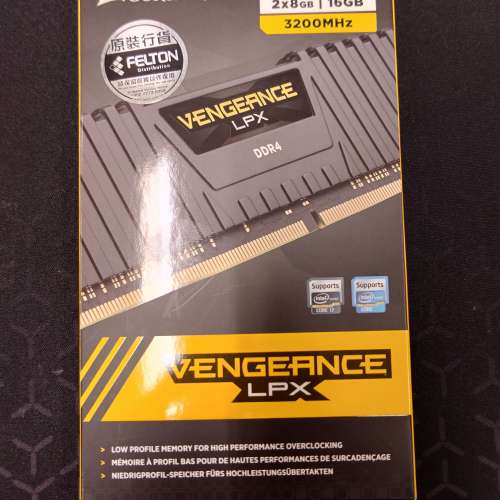 Corsair Vengeance LPX DDR4  3200MHz 8GBx2 16GB kit