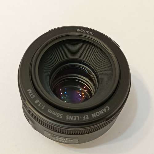 Canon EF 50mm F1.8 STM 連轉EF-M鏡頭轉接器