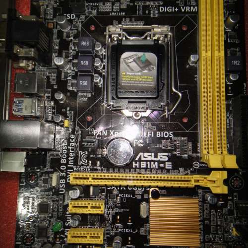 ASUS H81M-E Micro-ATX主機板 ((Window10Home啟動碼)) Socket 1151