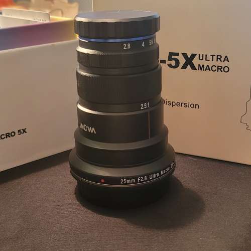 Laowa 25mmF2.8 2.5-5X Ultra Macro EF(Canon)mount