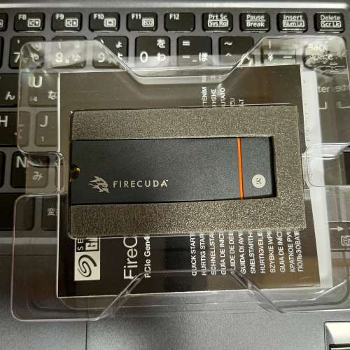 全新  Seagate Firecuda 530 PCIe Gen4 SSD 連散熱片 2TB 有單 PS5