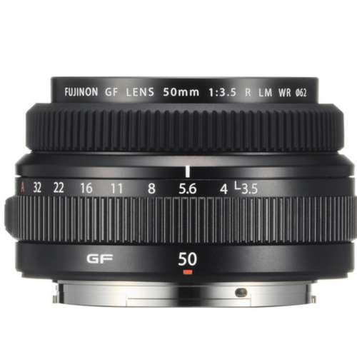 Fujifilm GF 50mm f/3.5 R LM WR lens for GFX 100s 50S II