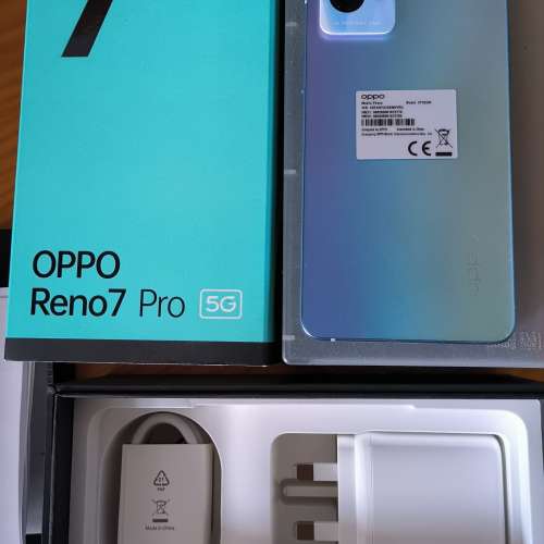 Oppo Reno 7 Pro 12+256 夢幻藍 有盒 有配件95%新（香港行貨）