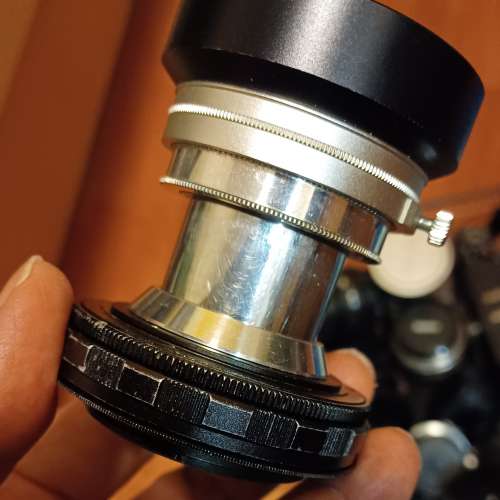 Foca 5cm f2.8連Canon S-42 hood