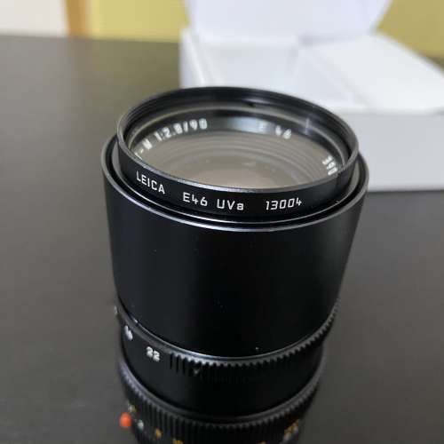 Leica Elmarit M 90mm 2.8 ver.2 with leica E46 UA filter