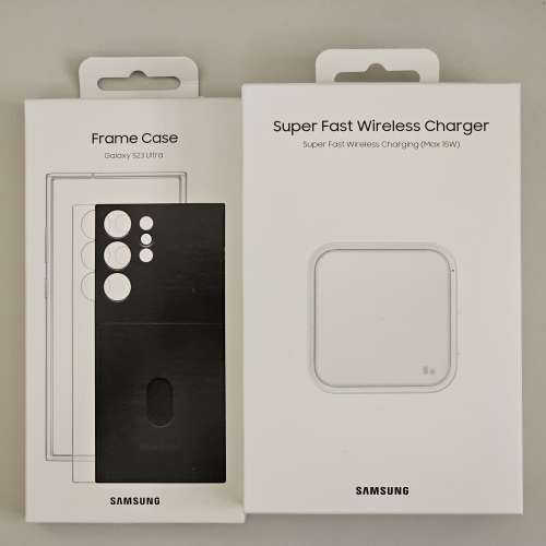 Samsung無線充電板及S23 Ultra保護套4個