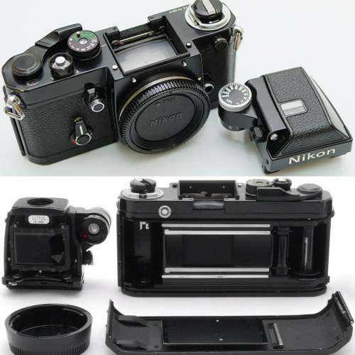 Nikon F2 Photomic A(DP-11 Finder)最後一部手工製造大F(1977年)極罕黑機身輕微自然...