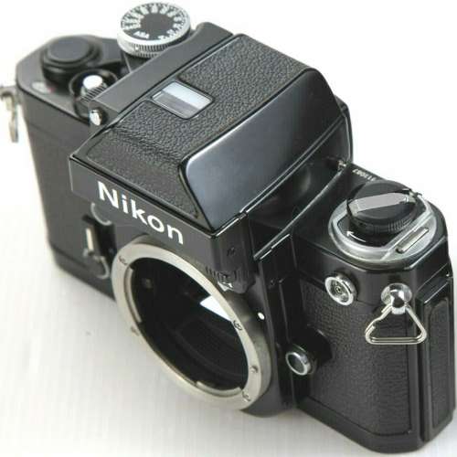 Nikon F2 Photomic A(DP-11 Finder)最後一部手工製造大F(1977年)極罕黑機身輕微自然...