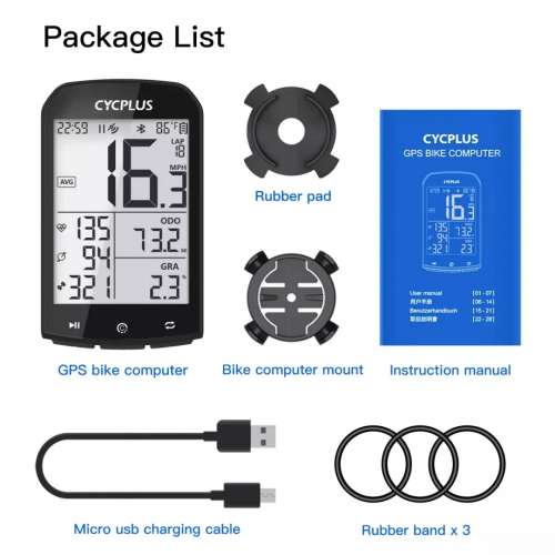 100% NEW CYCPLUS M1 Bike GPS Computer , FREE CYCPLUS Z1 Out-front Bike Mount