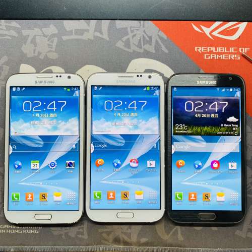 Samsung Galaxy Note II (4G LTE / 5.5" Super AMOLED / 3G CDMA / Android 4)