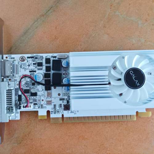 GALAX Geforce GT1030 "GDDR5 2GB" EXOC White 顯示卡LP Low Profile 免6Pin供電 全新