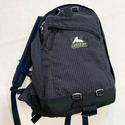 第一代美國製MADE IN USA Gregory Day Pack 黑格紋黑格白26L 後背包