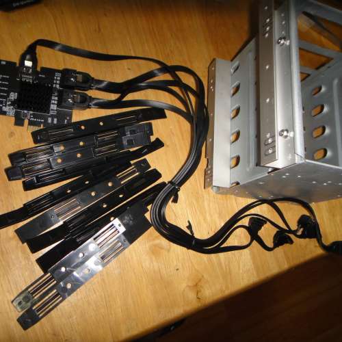 Sedna - PCIe 2 x Gen III to 5 x SATA 6G Adapter Card (Support Software RAID)