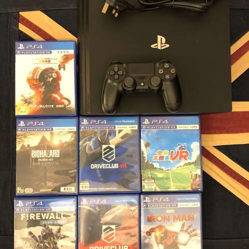 Ps4 pro 1tb 連 game