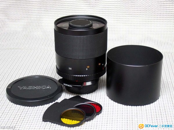 Yashica ML 500mm F8 Reflex Lens 反射鏡波波鏡CY mount - DCFever.com