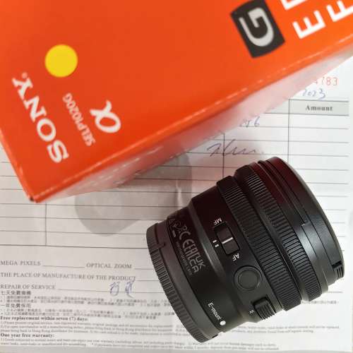 新買 香港行貨 Sony PZ E 10-20 10-20mm F4 G