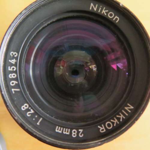 Nikon Ai 28MM F2.8 玻璃鏡頭 （Canon R, Sony A7)