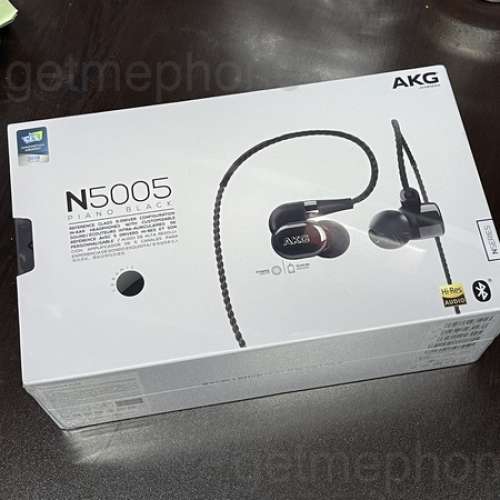 全新 原封 AKG N5005 動圈和動鐵混合單元 入耳式耳機 藍牙 免提