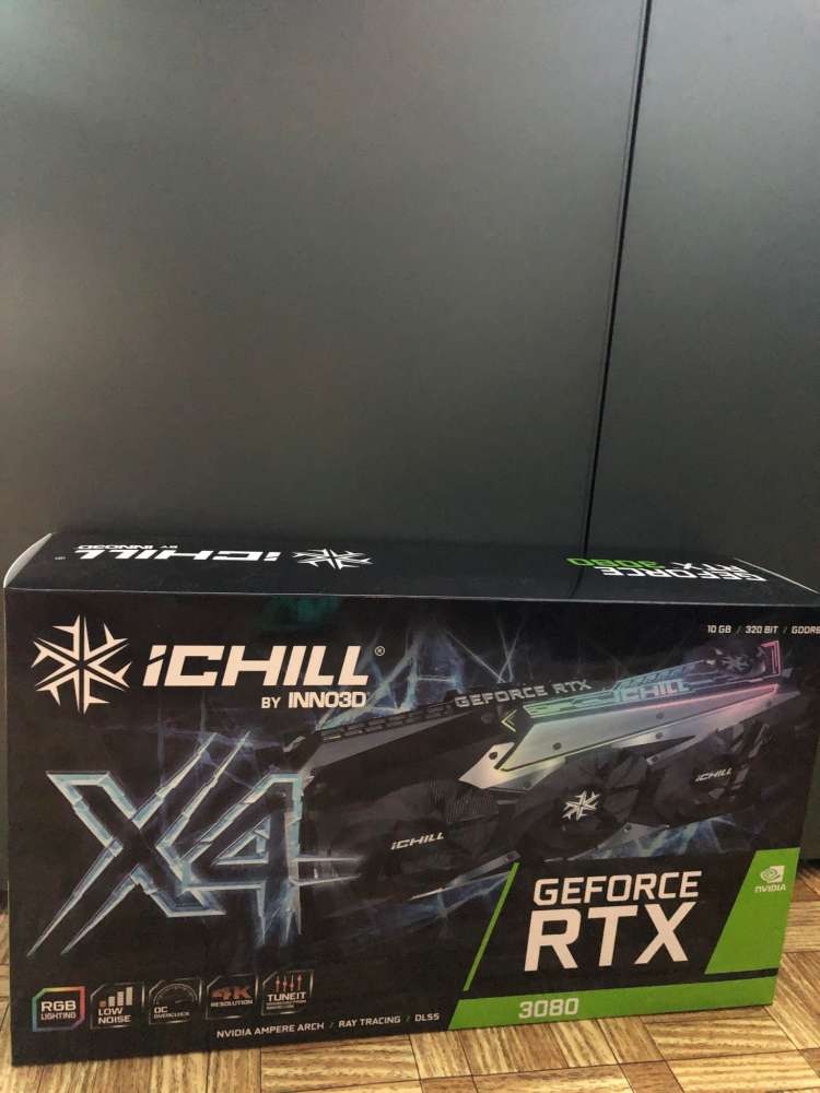 新淨未開Inno3D GeForce RTX 3080 iCHILL X4 LHR - DCFever.com
