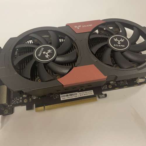 iGame GTX 1050 Ti 4GB Ram GPU 顯示卡