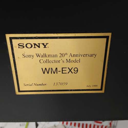 Sony WALKMAN         EX9