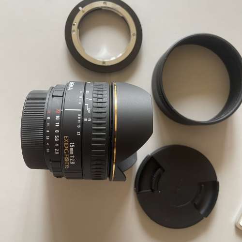 買賣全新及二手自動對焦鏡頭, 攝影產品- Sigma 15mm F2.8 EX DG