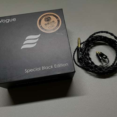 Effect audio Vogue Special Black Edition MMCX 4.4mm