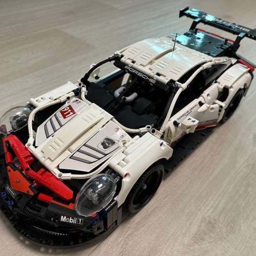 Porsche 911 已砌 非 lego 保時捷 跑車 積木 有說明書